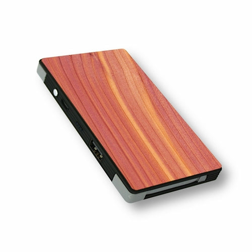 Customizable Slim-Dual Wooden Power Bank