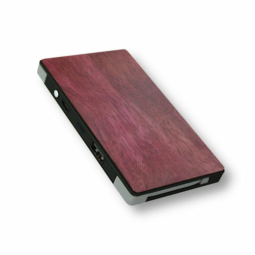 Customizable Slim-Dual Wooden Power Bank