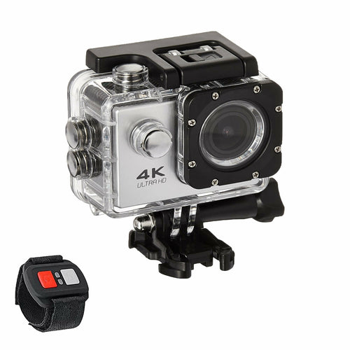 4K Action Pro Waterproof All Digital UHD WiFi Camera + RF Remote And